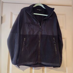 Beverly Hills Polo Club black fleece zip up jacket